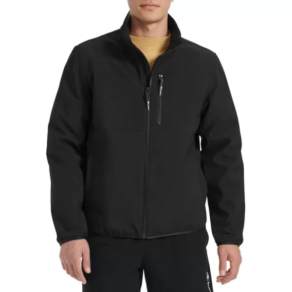 imageChampion Mens Lightweight Active Soft Shell Jacket with Stand CollarBlack