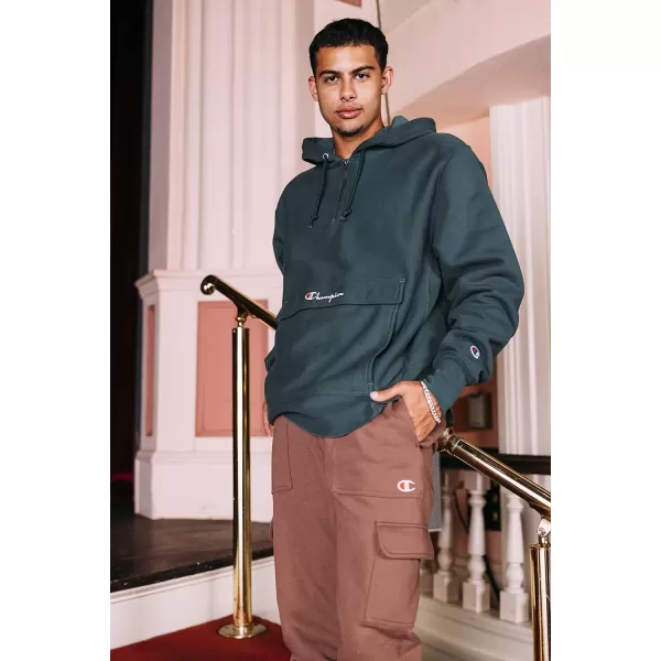 imageChampion Joggers Reverse Weave Fleece Cargo Pants for Men Heavyweight 305quotAcadia Green C Logo