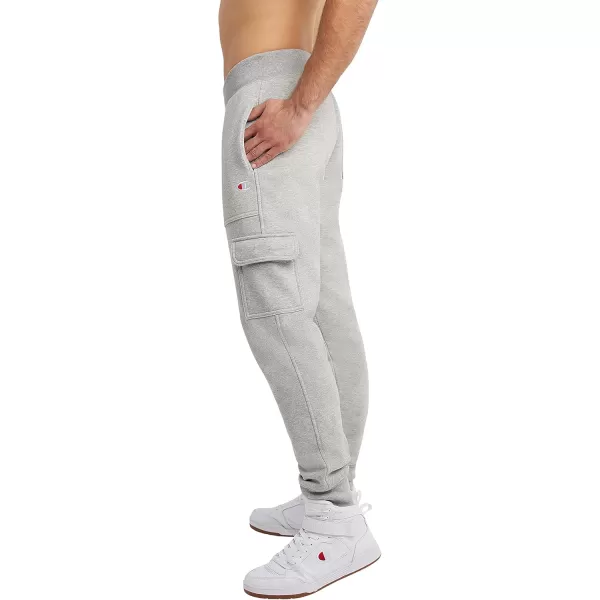 imageChampion Joggers Reverse Weave Fleece Cargo Pants for Men Heavyweight 305quotOxford Gray C Logo