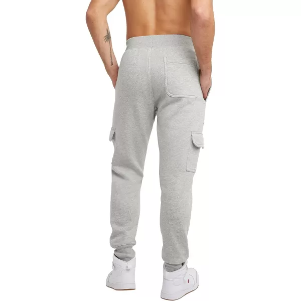 imageChampion Joggers Reverse Weave Fleece Cargo Pants for Men Heavyweight 305quotOxford Gray C Logo