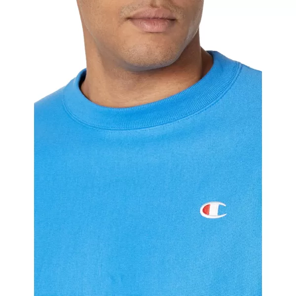 imageChampion Mens Reverse Weave Crew Left Chest CBlue Jay Left Chest C