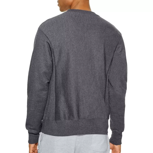 imageChampion Mens Reverse Weave Crew Left Chest CGfs Silver Grey Left Chest C