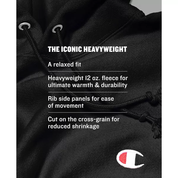 imageChampion Mens Reverse Weave Crew Left Chest CGfs Silver Grey Left Chest C