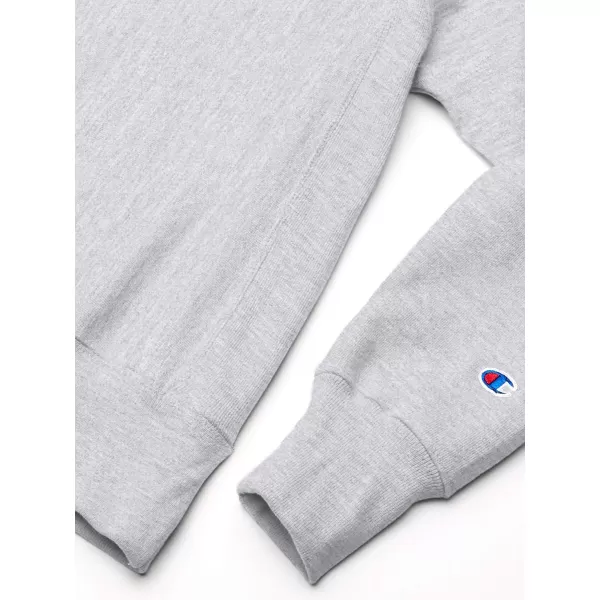 imageChampion Mens Reverse Weave Crew Left Chest CGfs Silver Grey Left Chest C