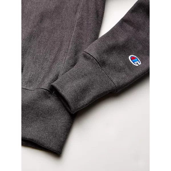 imageChampion Mens Reverse Weave Crew Left Chest CGranite Heather Left Chest C