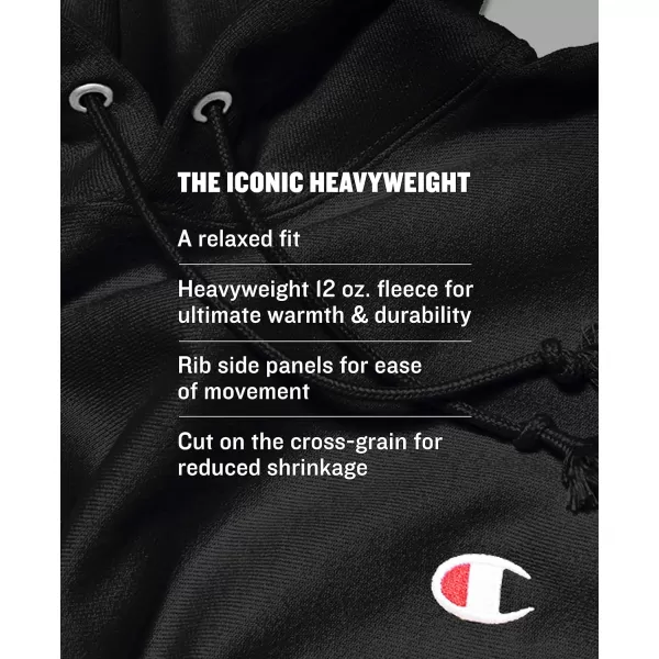 imageChampion Mens Reverse Weave Crew Left Chest COatmeal Heather Left Chest C