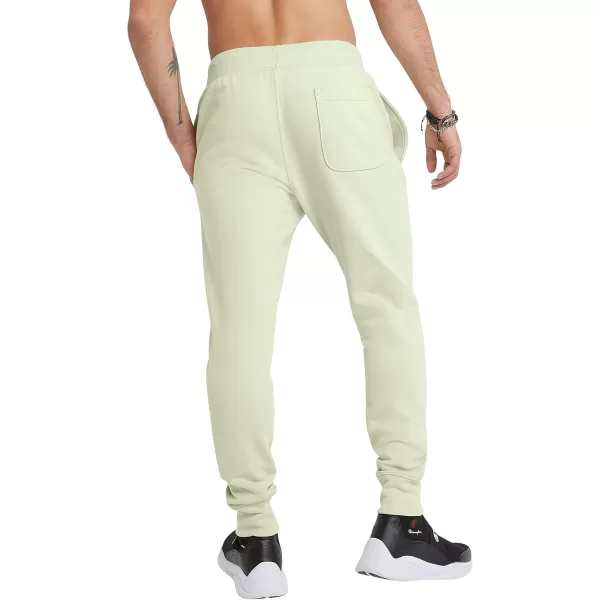 imageChampion Mens Reverse Weave Joggers Left Hip CMint to Be Green C Logo