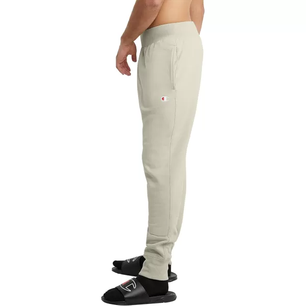 imageChampion Mens Reverse Weave Joggers Left Hip CPebblestone C Logo