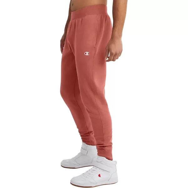 imageChampion Mens Reverse Weave Joggers Left Hip CSandalwood Red C Logo