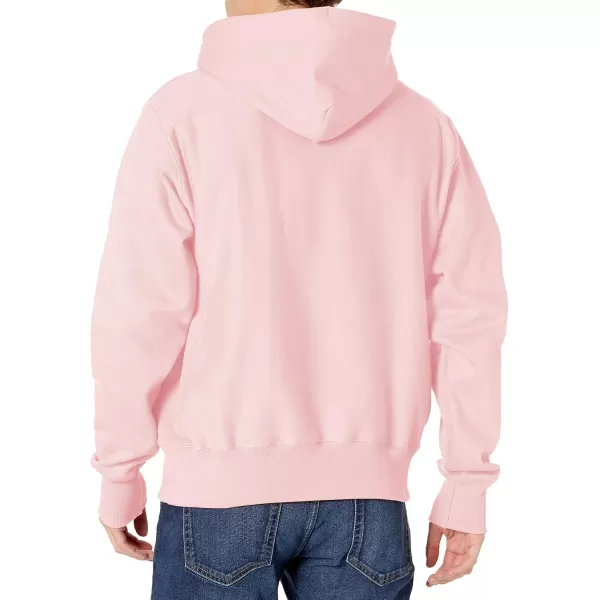 imageChampion Mens Reverse Weave Pullover Left Chest CPink Candy Left Chest C