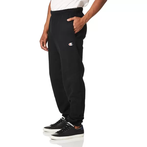 imageChampion Mens Sweatpants Reverse Weave Heavyweight Fleece Sweatpants For Men 30Black