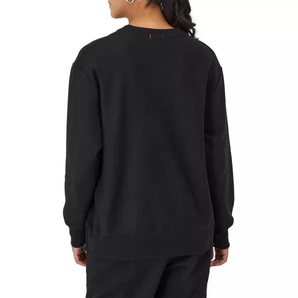 imageChampion WomenS Sweatshirt Reverse Weave Oversized Fleece Crewneck Sweatshirt For WomenBlack