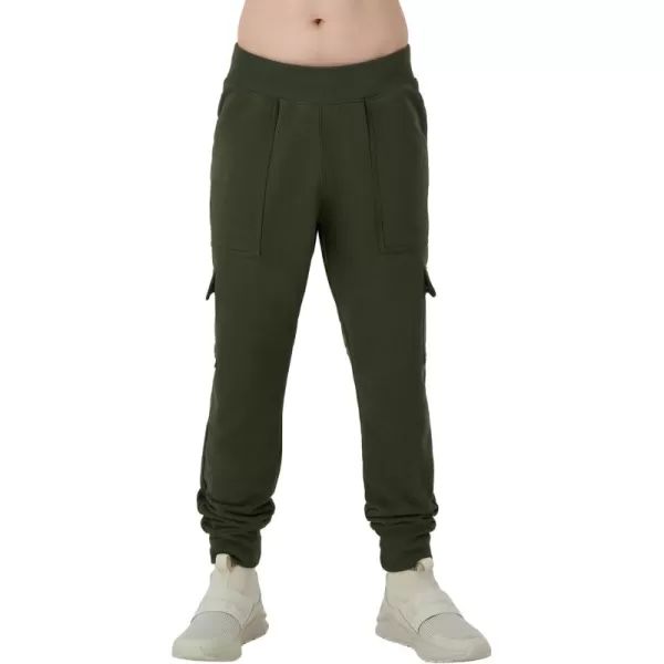 imageChampion Joggers Reverse Weave Fleece Cargo Pants for Men Heavyweight 305quotAcadia Green C Logo