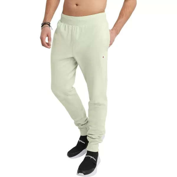 imageChampion Mens Reverse Weave Joggers Left Hip CMint to Be Green C Logo