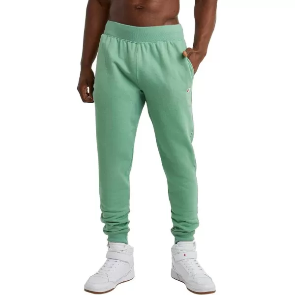 imageChampion Mens Reverse Weave Joggers Left Hip CNative Fern Green C Logo