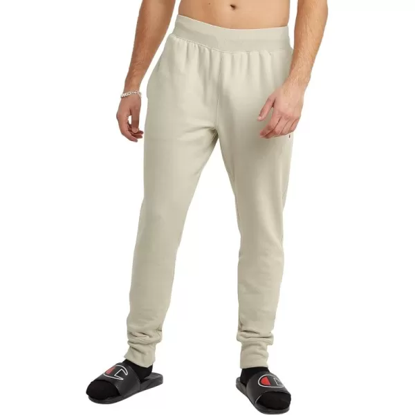 imageChampion Mens Reverse Weave Joggers Left Hip CPebblestone C Logo