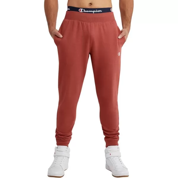 imageChampion Mens Reverse Weave Joggers Left Hip CSandalwood Red C Logo