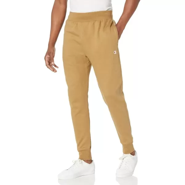 imageChampion Mens Reverse Weave Joggers Left Hip CWhole Wheat Khaki C Logo