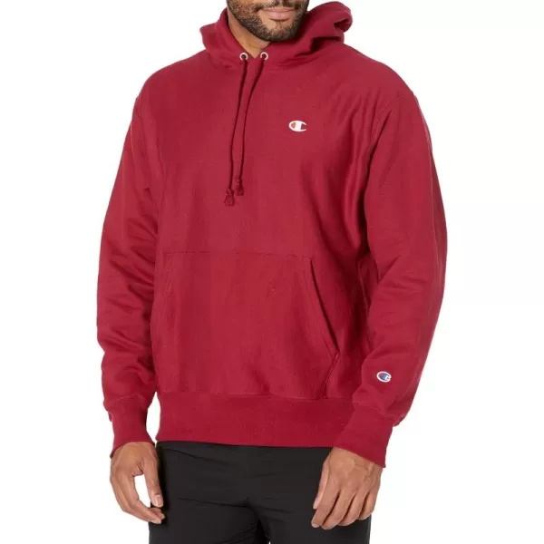 imageChampion Mens Reverse Weave Pullover Left Chest CCranberry Tart Left Chest C