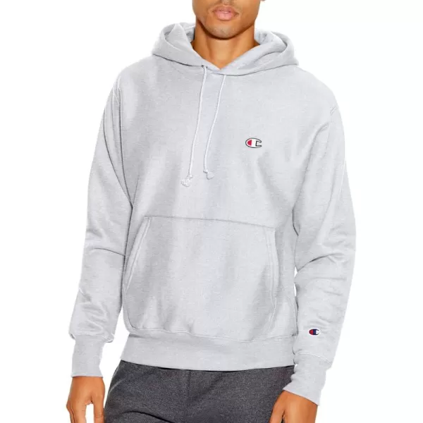 imageChampion Mens Reverse Weave Pullover Left Chest CGfs Silver Grey Left Chest C