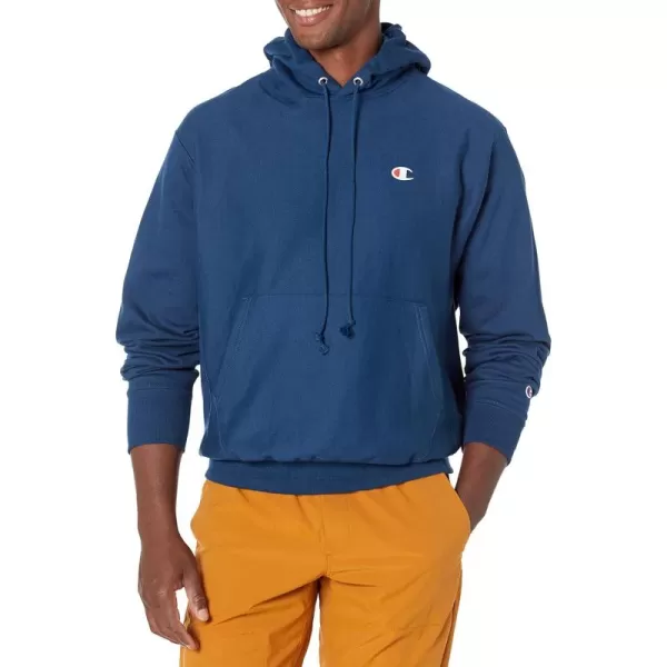 imageChampion Mens Reverse Weave Pullover Left Chest CJetson Blue Left Chest C