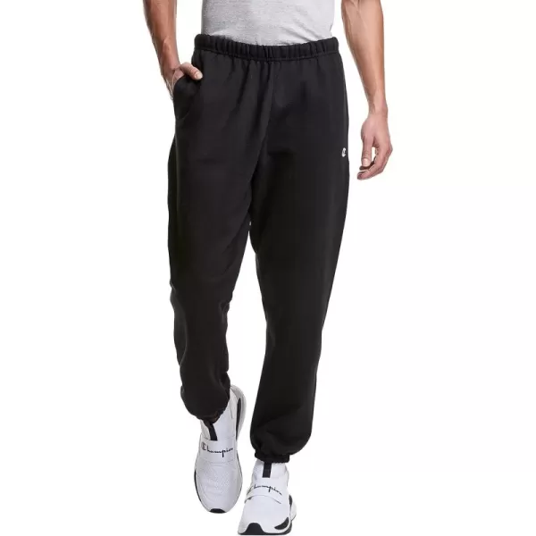 imageChampion Mens Sweatpants Reverse Weave Heavyweight Fleece Sweatpants For Men 30Black C Logo