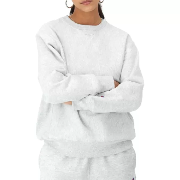 imageChampion WomenS Sweatshirt Reverse Weave Oversized Fleece Crewneck Sweatshirt For WomenGfs Silver Grey