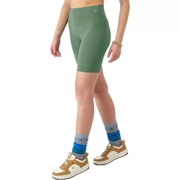 imageChampion Womens Leggings Absolute Lift Leggings Butt Lifting Leggings for Women 25quotNurture Green Bike Short