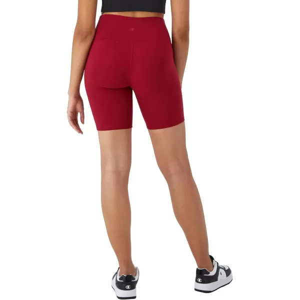 imageChampion Womens Soft Touch Leggings with Pocket 25quot InseamCardinal Bike Short