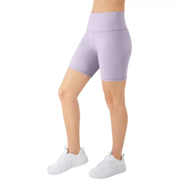 imageChampion Womens Soft Touch Leggings with Pocket 25quot InseamMorning Dew Purple Ribbed Bike Short