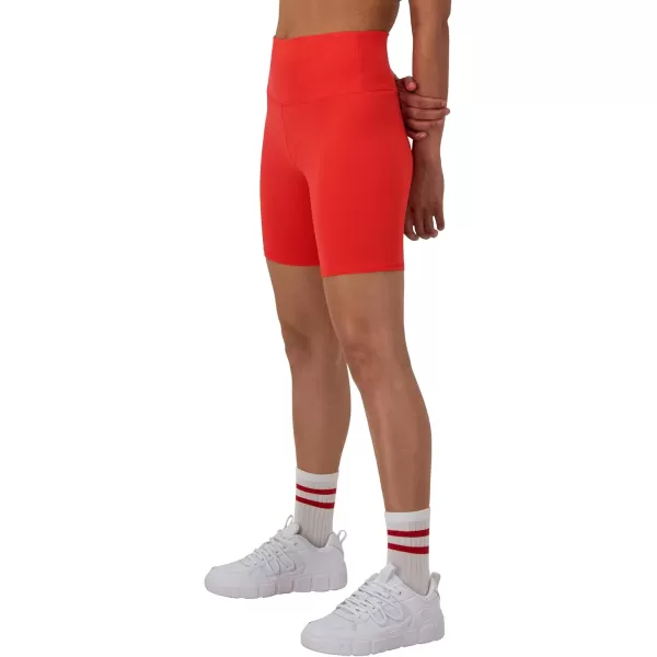 imageChampion Womens Soft Touch Leggings with Pocket 25quot InseamSolar Crimson Bike Short