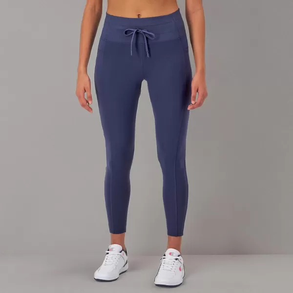 imageChampion Womens Soft Touch Moisture Wicking Drawcord 25quot LeggingsBlown Glass Blue