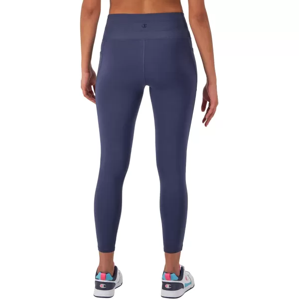 imageChampion Womens Soft Touch Moisture Wicking Drawcord 25quot LeggingsBlown Glass Blue