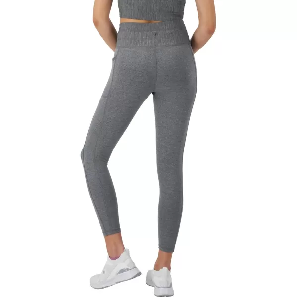 imageChampion Womens Soft Touch Moisture Wicking Drawcord 25quot LeggingsEbony Heather