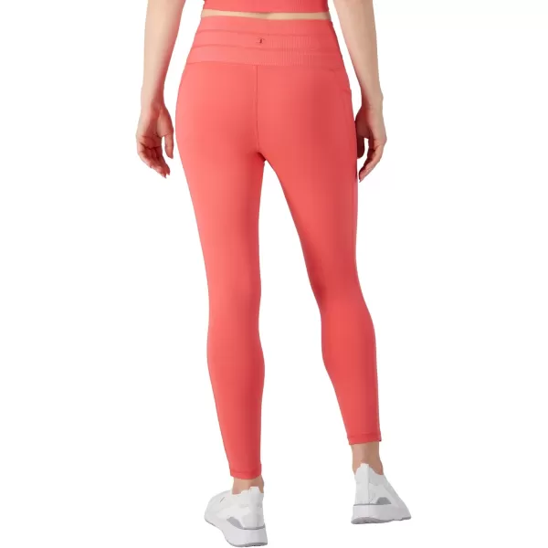imageChampion Womens Soft Touch Moisture Wicking Drawcord 25quot LeggingsHigh Tide Coral