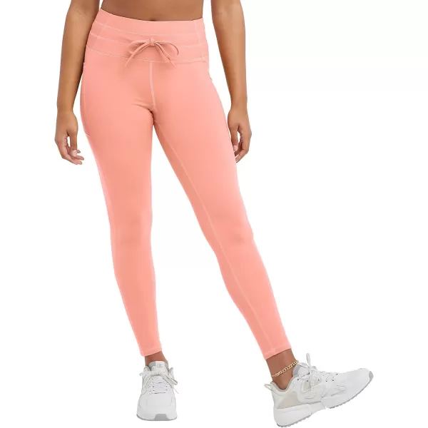imageChampion Womens Soft Touch Moisture Wicking Drawcord 25quot LeggingsPink Star