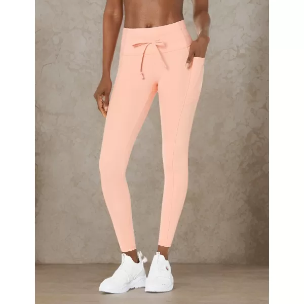 imageChampion Womens Soft Touch Moisture Wicking Drawcord 25quot LeggingsPink Star