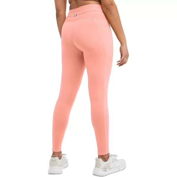 imageChampion Womens Soft Touch Moisture Wicking Drawcord 25quot LeggingsPink Star