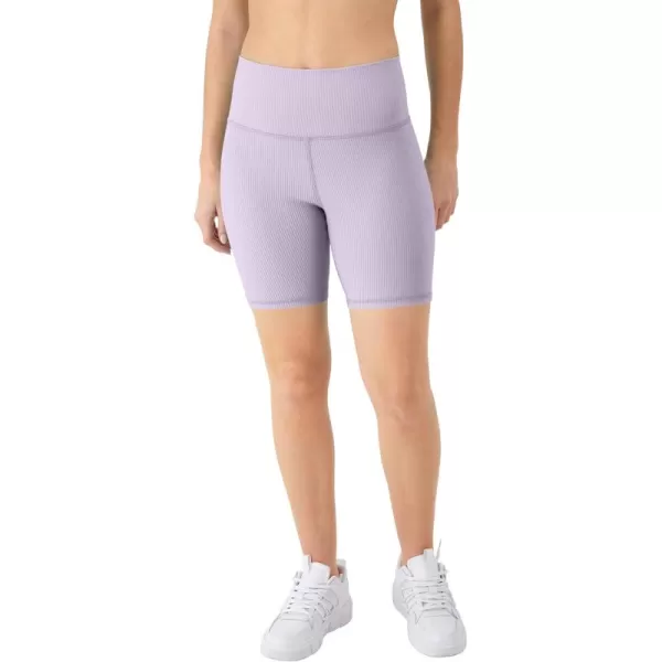 imageChampion Womens Soft Touch Leggings with Pocket 25quot InseamMorning Dew Purple Ribbed Bike Short