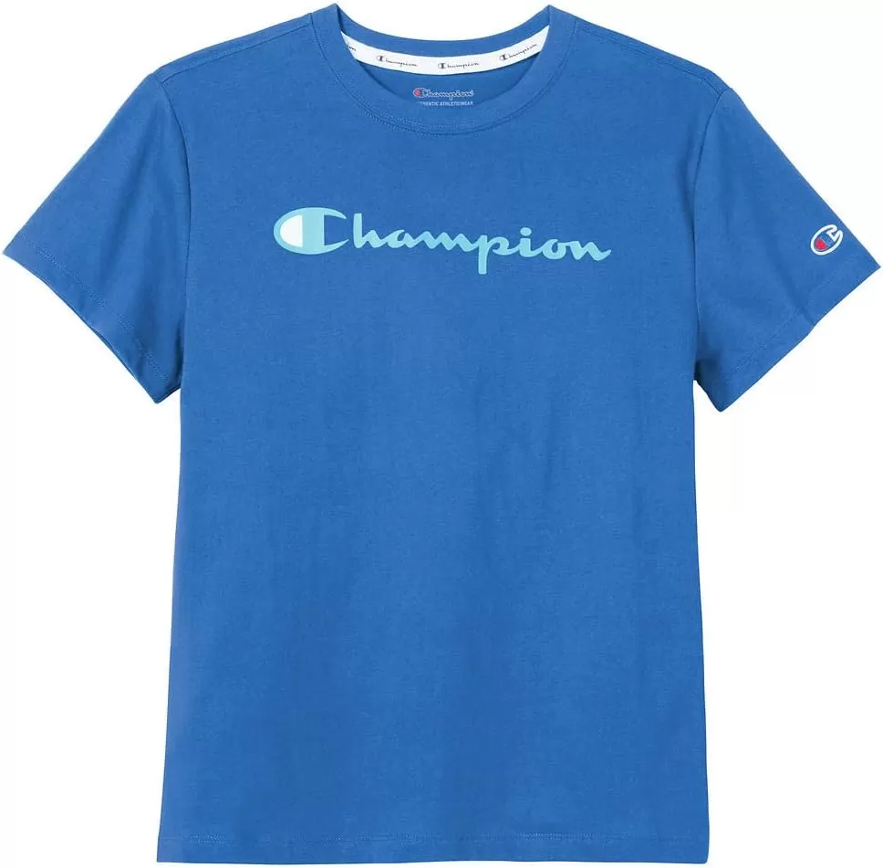 imageChampion Womens Tshirt Classic Short Sleeve Tshirt Lightweight Tee for Women Script Logo Plus Size AvailableOdyssey Script