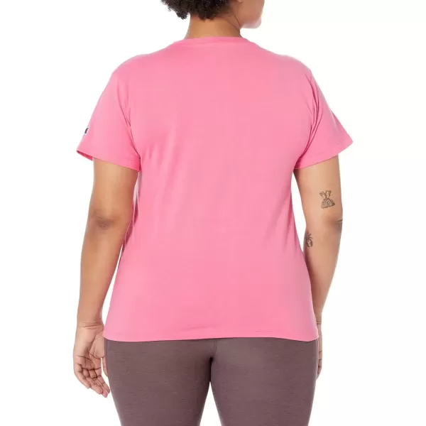 imageChampion Womens Tshirt Classic Short Sleeve Tshirt Lightweight Tee for Women Script Logo Plus Size AvailablePink Ribbon Script