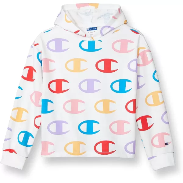 imageChampion Boys Pullover HoodieBig C Aop White C Patch Logo