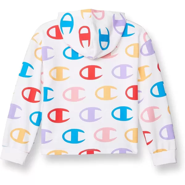 imageChampion Boys Pullover HoodieBig C Aop White C Patch Logo
