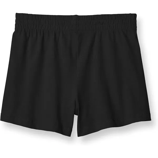 imageChampion Girls Cotton Lightweight Gym Shorts 3quot InseamBlack Small Script
