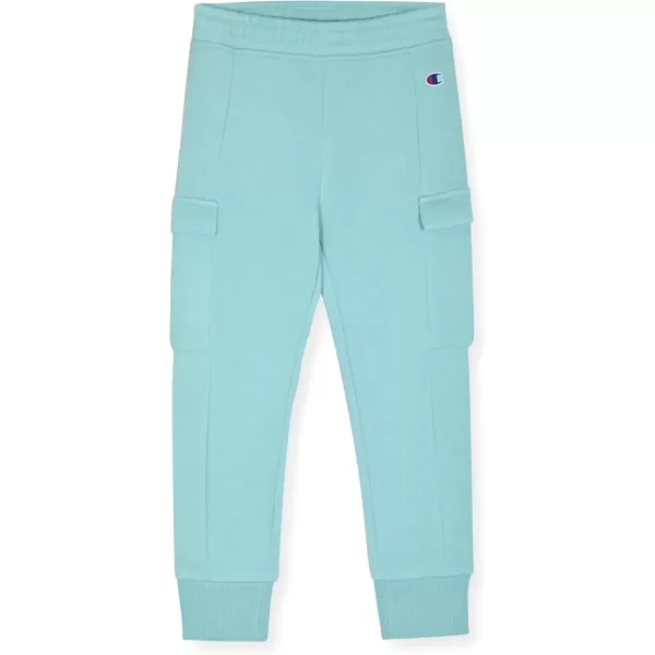 imageChampion Girls Hoodie and Sweatpant Set for Kids Athletic Fleece SweatsuitCanal Blue Cargo