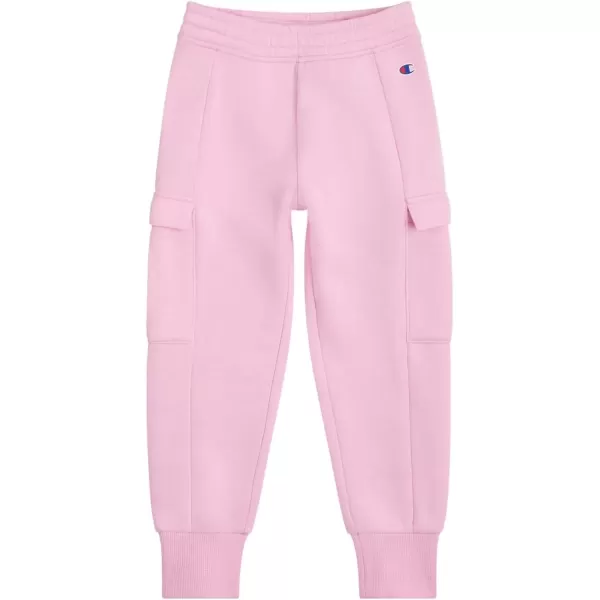 imageChampion Girls Hoodie and Sweatpant Set for Kids Athletic Fleece SweatsuitLilac Sachet Cargo