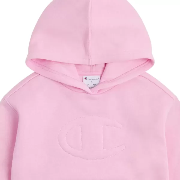 imageChampion Girls Hoodie and Sweatpant Set for Kids Athletic Fleece SweatsuitLilac Sachet Cargo