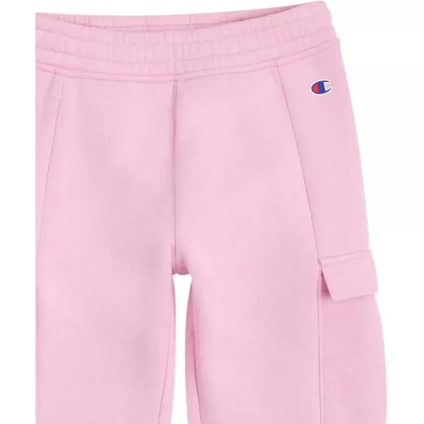 imageChampion Girls Hoodie and Sweatpant Set for Kids Athletic Fleece SweatsuitLilac Sachet Cargo