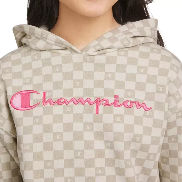 imageChampion Girls Hoodie for Kids Pullover Sweatshirt For Girls Athletic SweaterCream