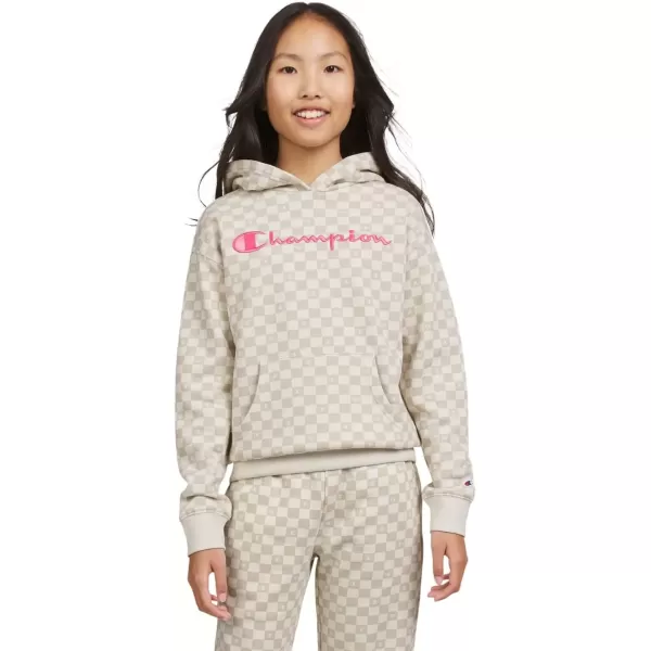 imageChampion Girls Hoodie for Kids Pullover Sweatshirt For Girls Athletic SweaterCream